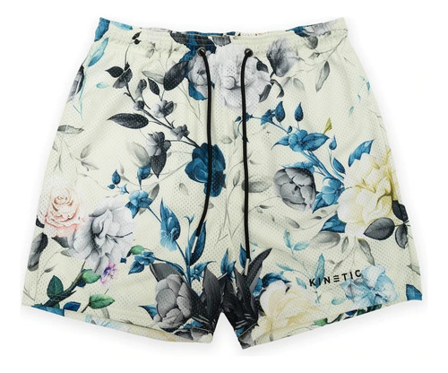 Pantalones Cortos Transpirables Con Estampado Floral En 3d