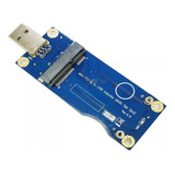 Adaptador Mini Pci-e A Usb Con Sim Slot Para Modulo Wwan/lte