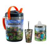 Set Kit Terere Termolar Bidon Termico, Minecraft