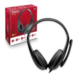 Headset C3tech Usb Com Microfone Stereo Preto Ph-340bk