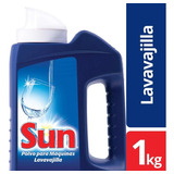 Detergente Sun Progress Polvo Para Lavavajilla Botella 1 Kg 