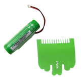 Kit Pente Verde Meio Degrade Bateria Maquina Lithium 3,7v