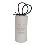 Capacitor Cbb60 75uf 250vac Condensador 75mfd Trabajo Cable