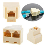 Adaptador Splitter Ethernet Rj45 1 Jack A 2 Jacks 8 Hilos