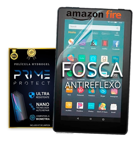 Película Premium Hidrogel Fosca Tablet Amazon Fire 7 8 10