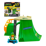 Tortugas Ninjas Pista Skateboard + Leonardo Skate Park Orig