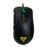 Gaming Mouse Óptico Ocelot Ogmm01 6400dpi 8 Botones Led Rgb Color Negro