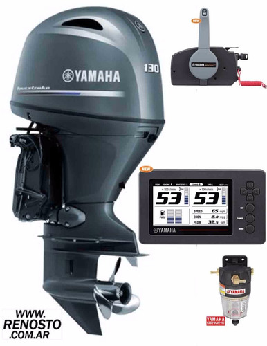 Motores Yamaha 130hp 4 Tiempos Efi Con Pantalla Desc Contado