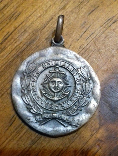 Medalla Antigua Circulo Oficiales De Mar Plata 900