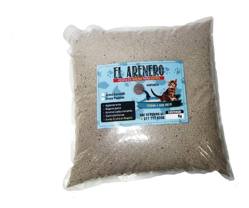 Arena Para Gatos Corriente Por 4.5 Kg