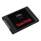 Ssd Sandisk Ultra 3d De 1tb Sata Iii 3d Nand Leitura Sequencial 560mb/s Gravação Sequencial 520mb/s Cor Preto