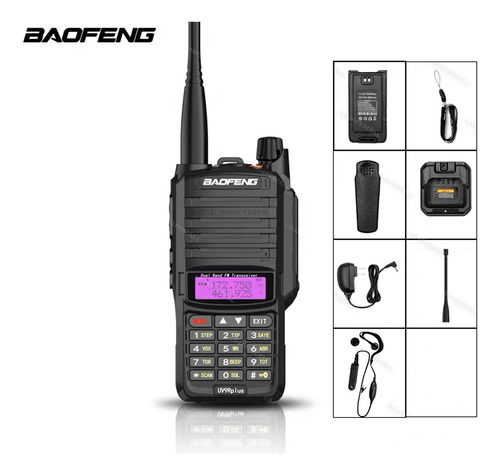 Rádio Comunicador Baofeng Uv9r 10w Resistente À Água Poeira
