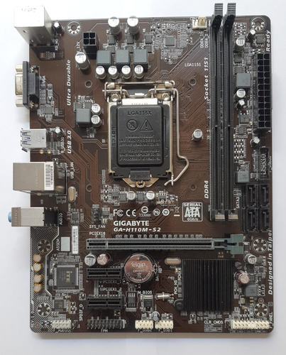 Placa Mae Gigabyte Ga-h110m-s2 Intel Com Defeito