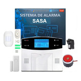 Kit Alarma Domiciliaria Inalambrica Gsm Wl Español Zdas35