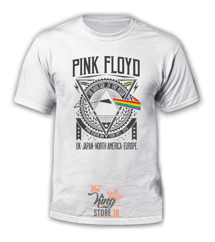 Polera Pink Floyd Tour, Rock A Full Color, The King Store 10