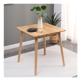 Ogmill Mesa De Comedor Cuadrada Pequena De Madera Para 27.6 