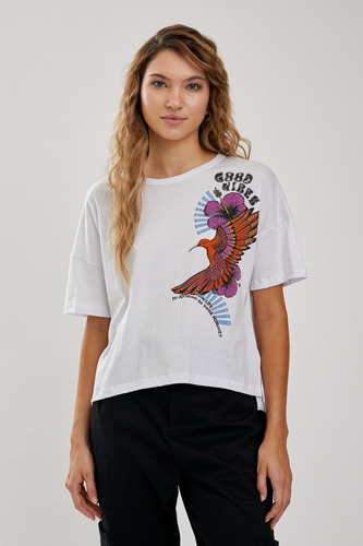 Remera Estampa Colibri Rimmel