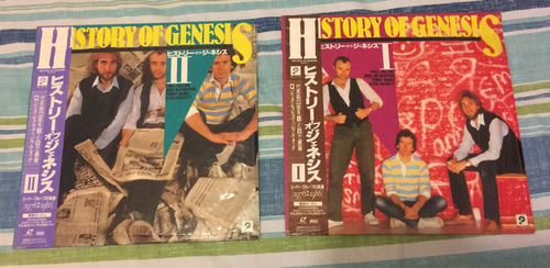 Genesis - Histoty Of Genesis I Y Ii . 2 Laserdiscs Japoneses