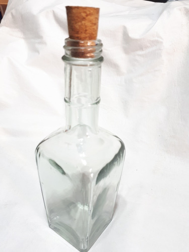 Botella De Vidrio 20x6 Cm Cc C01