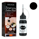 Tinta De Tatuaje Temporal Profesional De 10 Ml Para Arte Cor