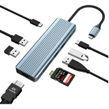 Tymyp Usb C Hub, Estación De Acoplamiento 9 En 1 Con Hdmi, B