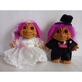 Muñecos Trolls Novios Vintage  Marca Russ