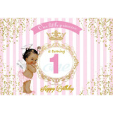 Leyiyi Fondo De 1er Cumpleaños De Princesa Real De 7 X 5 P.