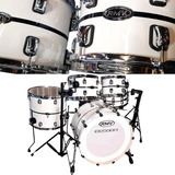 Bateria Rmv Concept Stripe Sparkle / Com Ferragens E Pedal