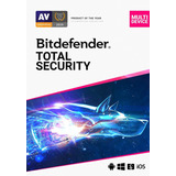 Bitdefender Total Security 1 Pc, 3 Años