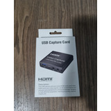 Tarjeta De Captura Hdmi Full Hd 1080p 60fps De Audio Y Video