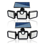 Lámparas Solares Led Exteriores Con Sensor De Movimiento, 10