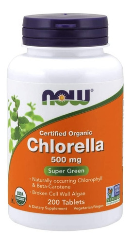 Clorella Organica Con Clorofila - Unidad a $1402