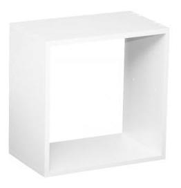 Nicho Decorativo 25x25x15 Cm Branco Em Mdf