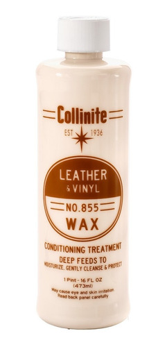 Collinite No. 855 Leather & Vinyl Wax Tratamiento Para Piel 