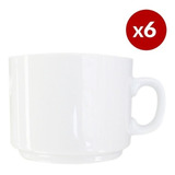 Set X6 Taza Desayuno Cafe C/leche Vajilla Porcelana Germer