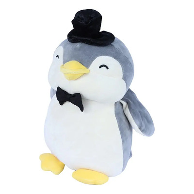 Miniso Peluche Pingüino De Boda 39x26 Cm Color Gris | MercadoLibre