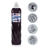 Detergente Liquido Anti Odor Jabuticaba Limpol Bombril 500ml