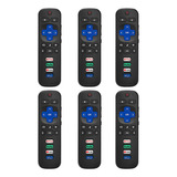6pcs Control Compatible Con Hisense Roku Tv Smart Pantalla