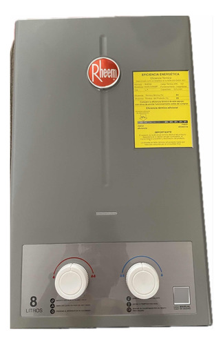 Calentador De Paso Rheem Chn08p