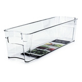 Organizador Acrílico Newtree De Refrigerador 10,5x37,5x9,5cm