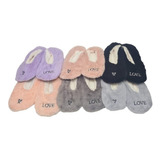 Pantufa Sapato Feminina Antiderrapante Adulto Inverno  Top