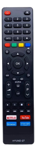 Control Remoto Tv Hyundai Simply Smart Tv X12 Controles