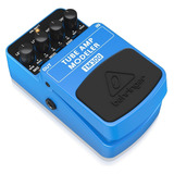 Pedal Para Guitarra Behringer Tm300 Tube Amp Modeler Cor Azul