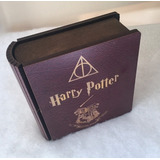 Livro Bau Caixa Organizador Harry Potter - Madeira