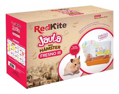 Jaula Para Hamster O Roedor Fresno 3