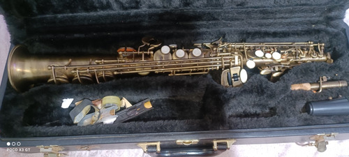 Sax Soprano Hoyden Envelhecido -bb-hss-25en.