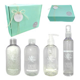 Box Sal Espuma Jabón Liquido Body Jazmín Spa Kit Aroma N73