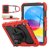 Funda Para iPad De 10.9  10a Gen Correa Mano Rosa Rojo