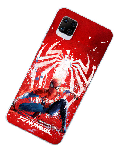 Funda Para Zte Spiderman Personalizada Nombre