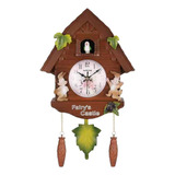 Reloj De Pared De Cuco De Estilo Vintage, Alarma Colgante